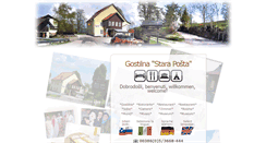 Desktop Screenshot of gostilna-staraposta.com